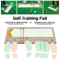 Golf Training Mat for Beginners Posture Assistance and Entry-Level Stance Corrector Golf Training Aids Pad for Men Women - dprofy