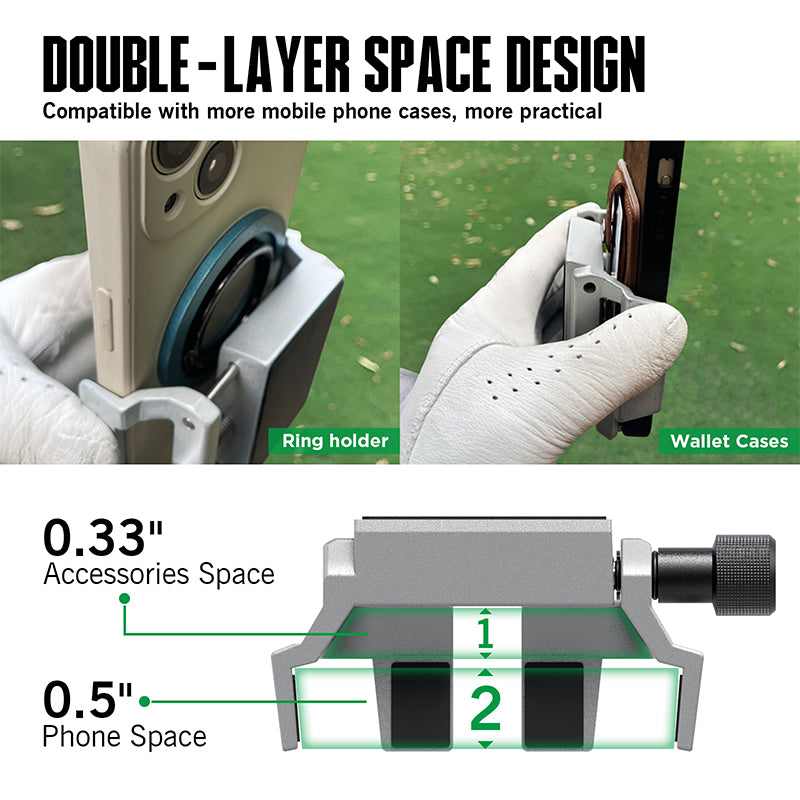 Dprofy Golf Cart Phone Holder Strong Magnetic Golf Accessories - dprofy