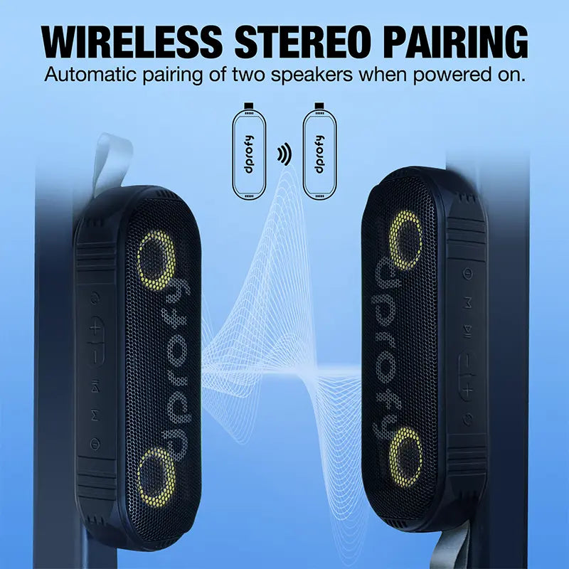 automatic wireless pairing of 2 Speakers with Stereo Pair when powered on