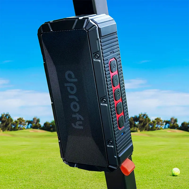 Dprofy V3M magnetic golf speaker standard edition on the fairway