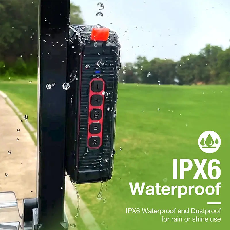 Dprofy V3M waterproof bluetooth golf speaker standard IPX6 rating