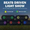 Dprofy New Play 2 Rounds of Golf, 2Pcs Magnetic Bluetooth Golf Speaker Golf Cart Speaker, Stereo Sound Portable Pro Wireless Waterproof Speaker with Rich Bass, Golf Accessories Golf Gifts (with Light) - dprofy