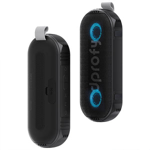 Dprofy New Play 2 Rounds of Golf, 2Pcs Magnetic Bluetooth Golf Speaker Golf Cart Speaker, Stereo Sound Portable Pro Wireless Waterproof Speaker with Rich Bass, Golf Accessories Golf Gifts (with Light) - dprofy