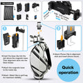 Dprofy Magnetic Golf Phone Holder With Bluetooth Wireless Remote For Record Golf Swing And Golf Putting Training Aids - dprofy