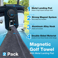 magnetic golf towel with carabiner clip