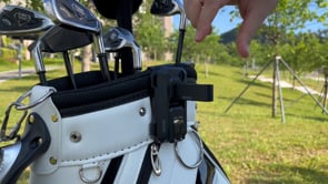 Dprofy magnetic golf phone holder in-use scenarios video, storage case version.