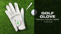 Dprofy Breathable White Cabretta Leather Golf Gloves 4-Pack